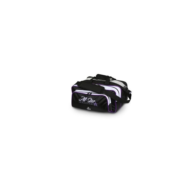 ROTO GRIP 2-BALL TOTE PLUS NOIR/BLANC/VIOLET