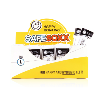 CHAUSSETTES DE PROTECTION POUR BOWLING HAPPY SAFESOXX TAILLE L 45 ET PLUS BOÎTE/100