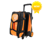 SAC A ROULETTE DEUX BOULES DE LUXE PROBOWL NOIR/CARBONE ORANGE