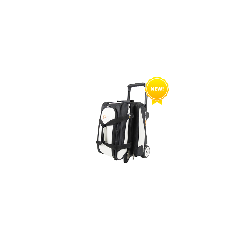 SAC A ROULETTES  2 BOULES DE LUXE PROBOWL NOIR/BLANC CARBONE